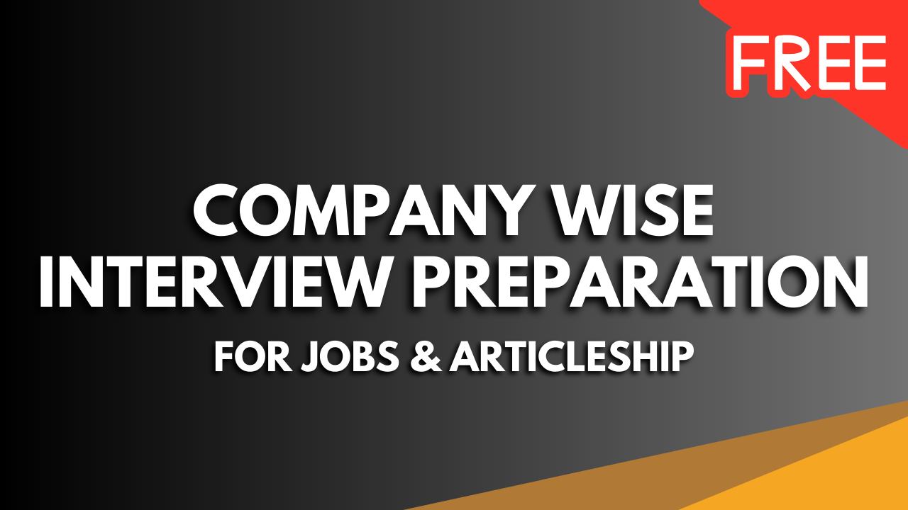 Company wise Interview Questions