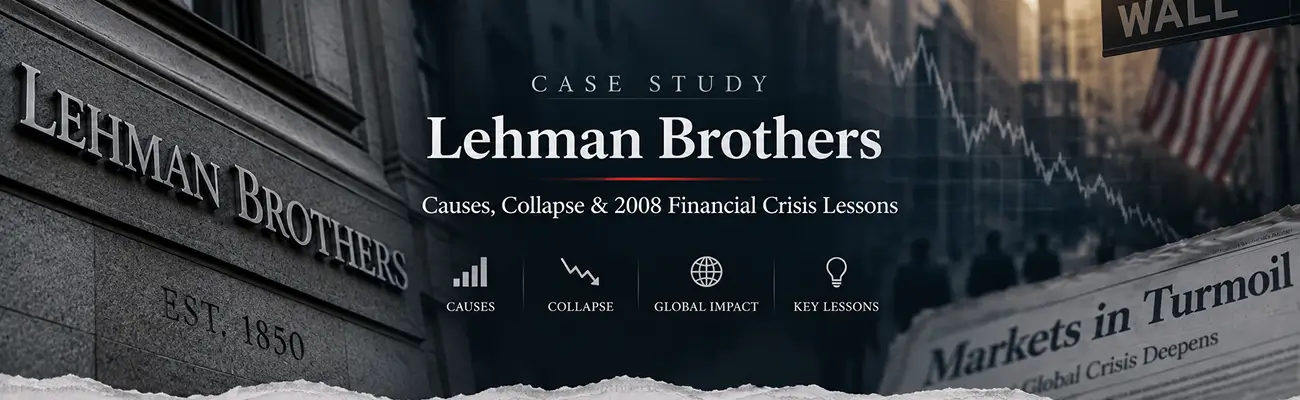 Case Study Lehman Brothers: Causes, Collapse & 2008 Financial Crisis Lessons