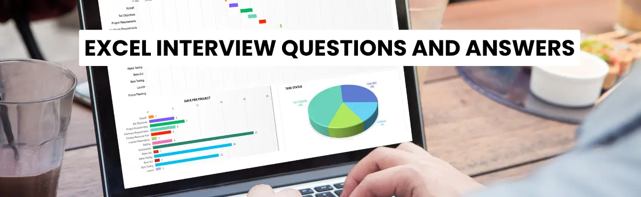 Excel Interview Questions and Answers (Beginner to Advanced)
