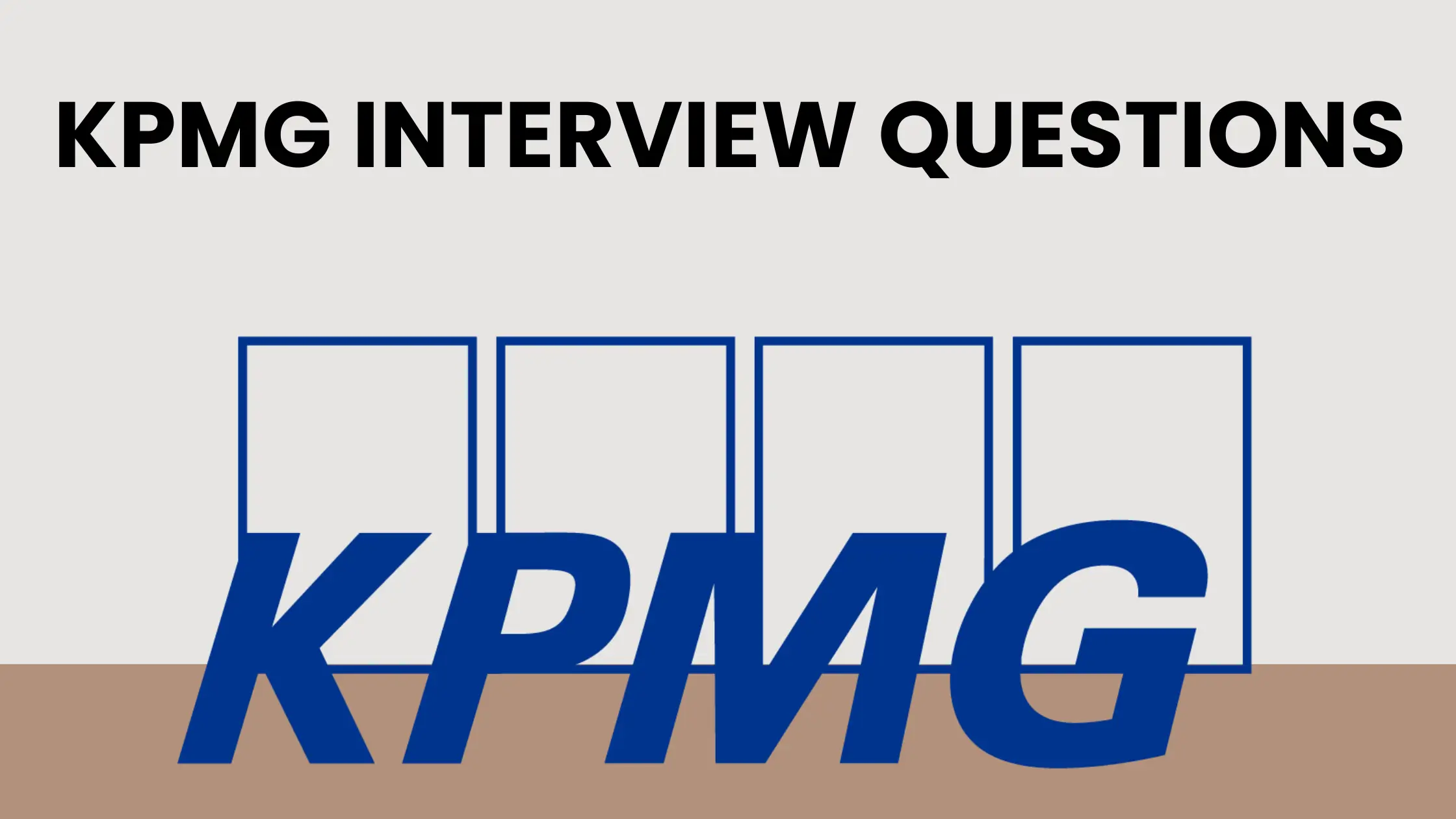 KPMG Interview Questions for CA Articleship & Jobs in India (2026 Guide)