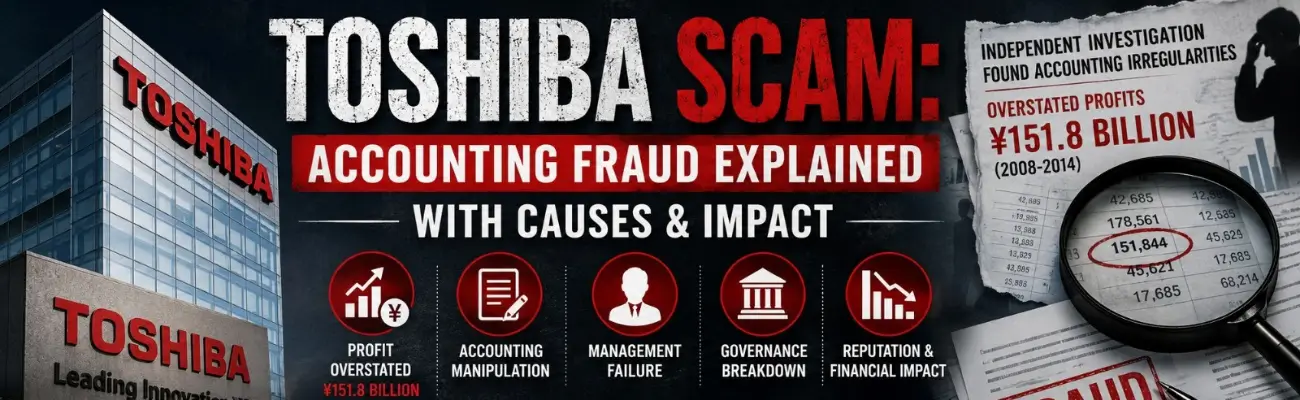 Toshiba Scam: Accounting Fraud Explained with Causes & Impact